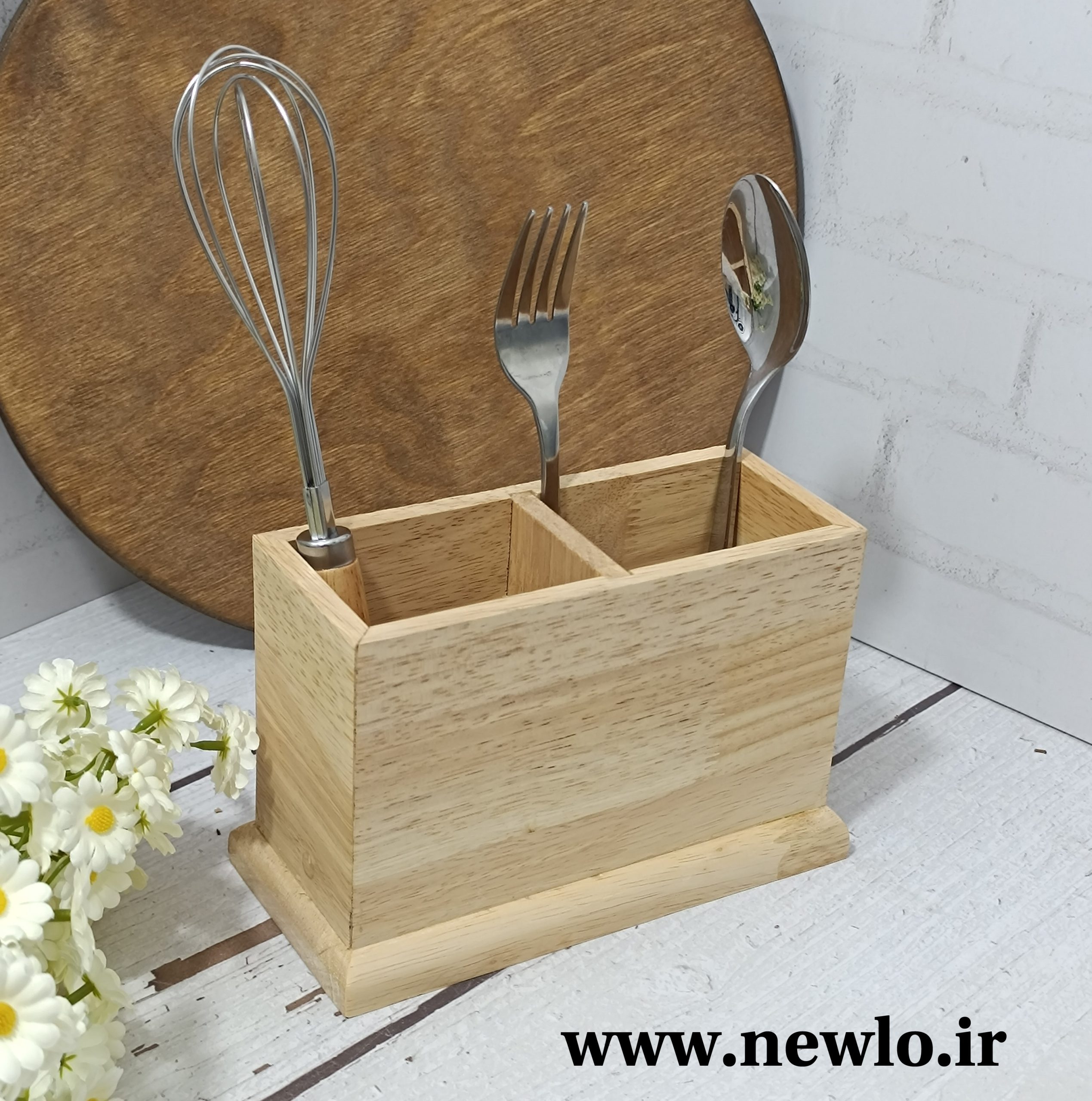 جا قاشقی چوبی 2 خانه میامی